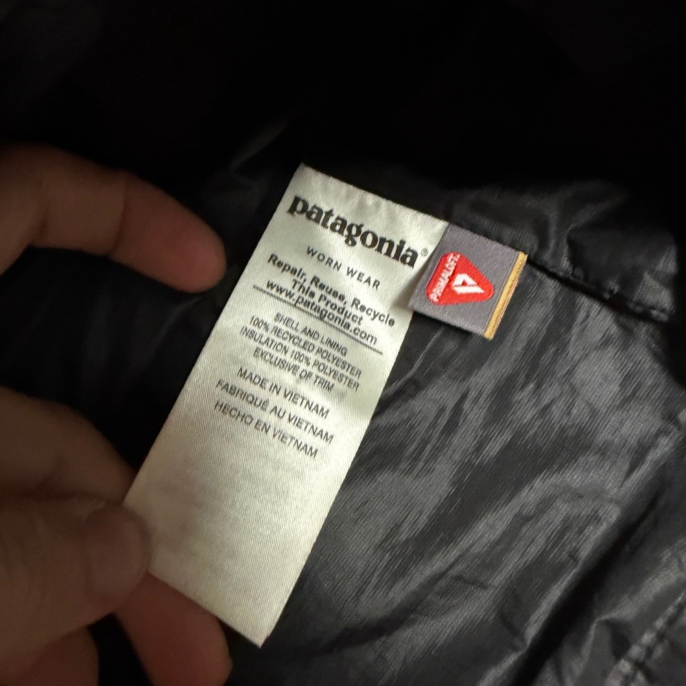 Patagonia Nano Puff Jacket Mens Small Black Flash Gordon Primaloft 84212 FA18 - Picture 7 of 7